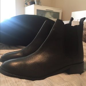 ASOS Black Leather Chelsea Boot